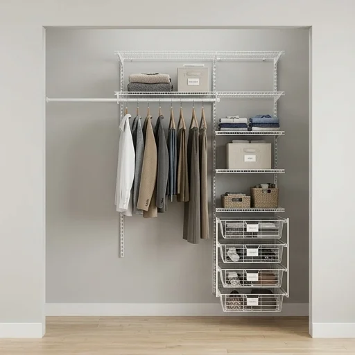 ClosetMaid Closet Rod Organizer System view 2