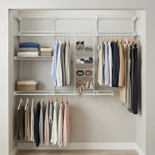 ClosetMaid Closet Rod Organizer System view 3