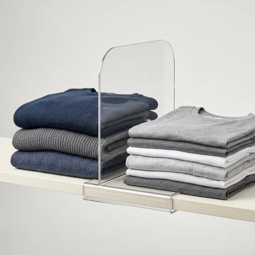 mDesign Closet Shelf Dividers view 3