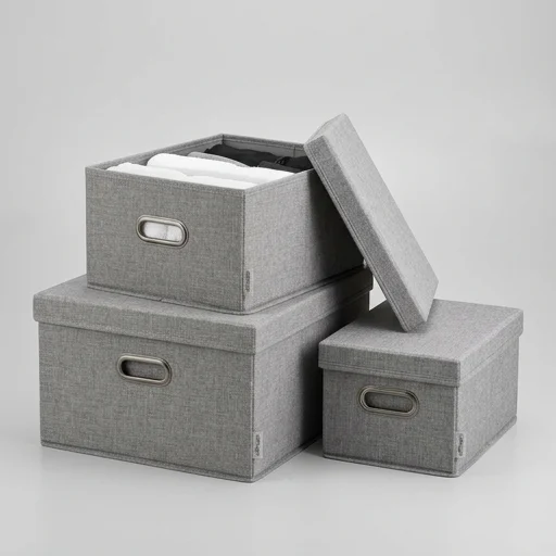 mDesign Decorative Storage Boxes
