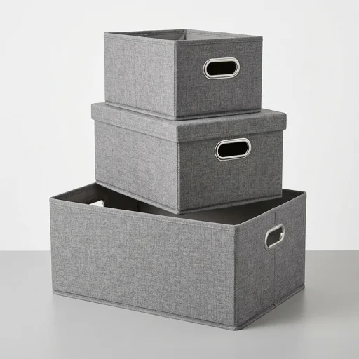 mDesign Decorative Storage Boxes view 2
