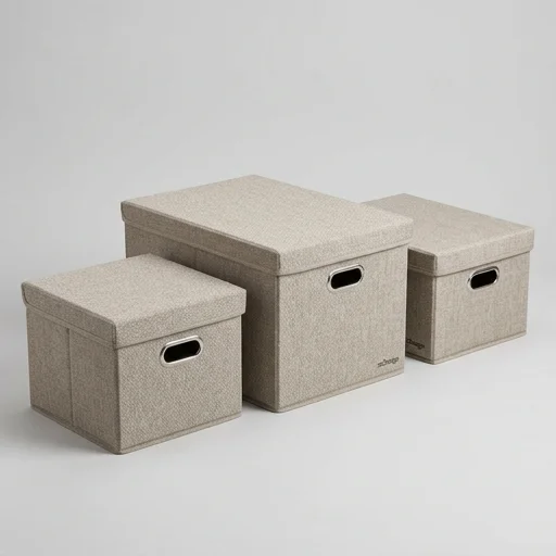 mDesign Decorative Storage Boxes view 3