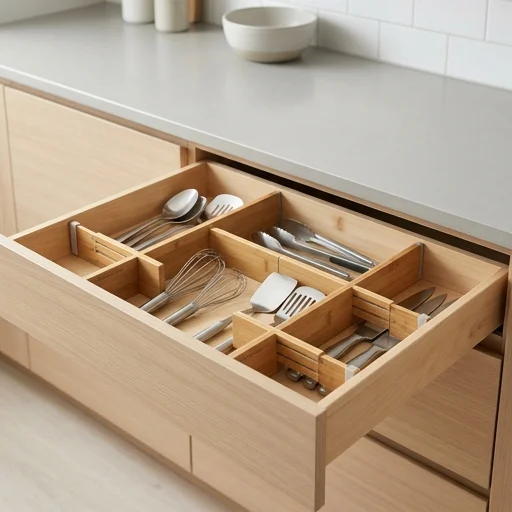 Spice Kitchen & Bath Adjustable Drawer Dividers view 2