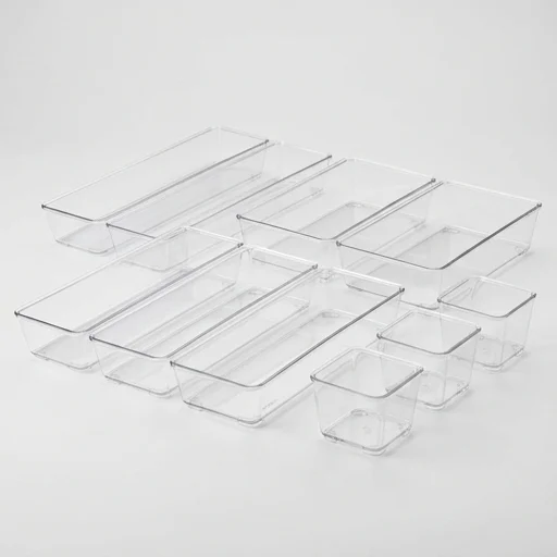 mDesign Drawer Organizer Set