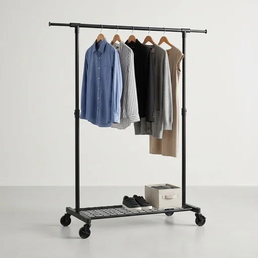 AmazonBasics Portable Garment Rack view 3