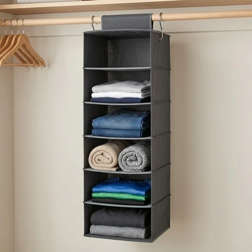 Whitmor 6-Shelf Hanging Closet Organizer