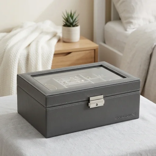 SONGMICS Jewelry Organizer Box view 2
