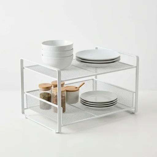 Simple Trending Kitchen Cabinet Organizer Shelf view 2