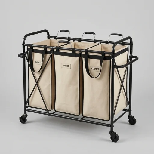 Household Essentials Laundry Hamper Sorter view 2