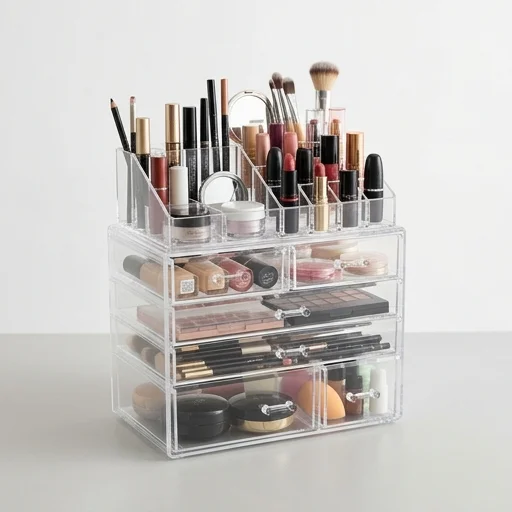 Sorbus Makeup Organizer Acrylic view 3