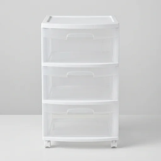 Sterilite 3-Tier Plastic Storage Drawers view 2