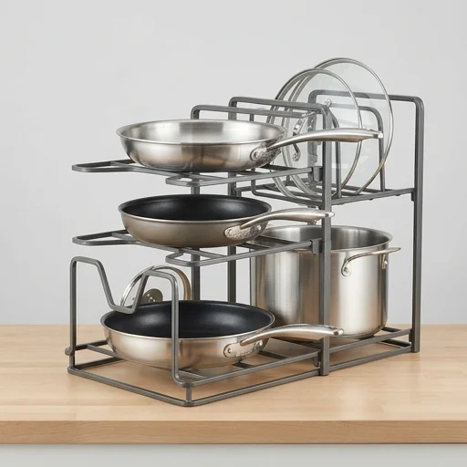 iDesign Pot and Pan Organizer Rack