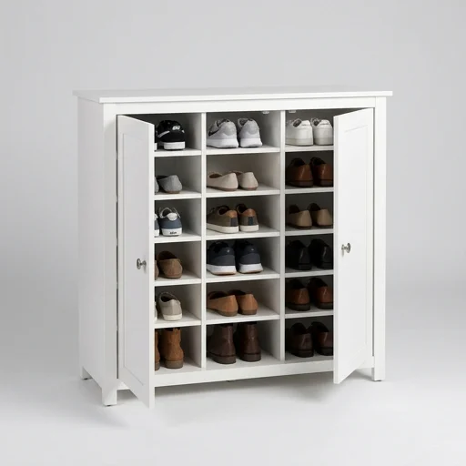 Prepac Shoe Storage Cabinet view 3