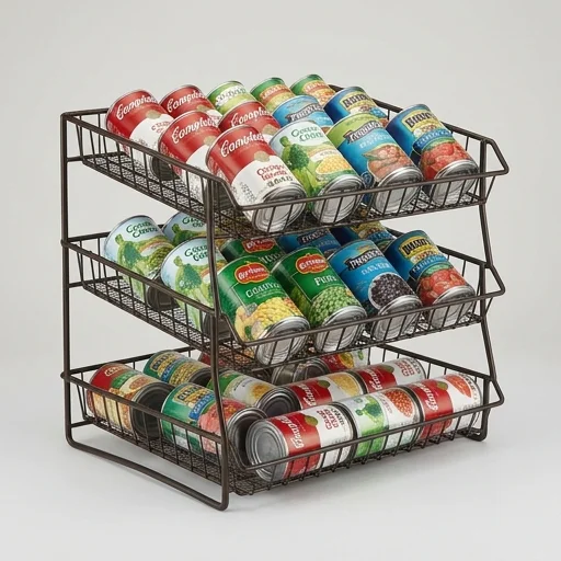Simplehouseware Stackable Can Rack Organizer