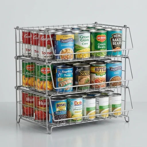 Simplehouseware Stackable Can Rack Organizer view 2