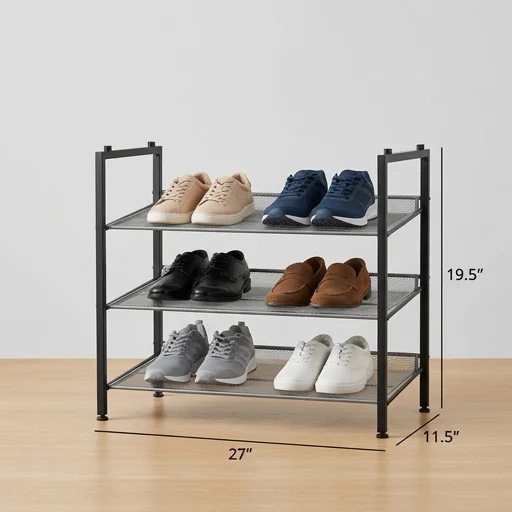 Simple Trending Stackable Shoe Rack