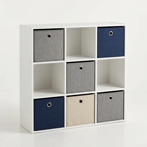 Honey-Can-Do 9-Cube Storage Organizer with Bins