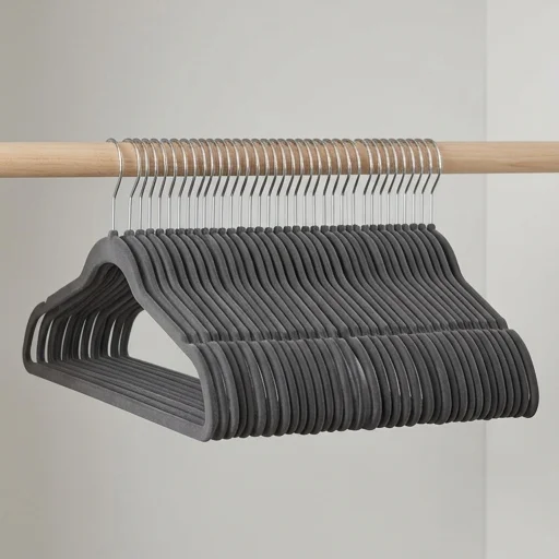 Amazon Basics Velvet Hangers, 50-Pack