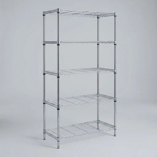AmazonBasics 5-Tier Wire Shelving Unit view 2